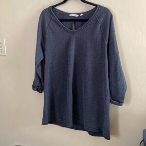 Soft surroundings gray tunic size xlarge